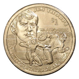 1 доллар 2018 года D США Сакагавея  Джим Торп