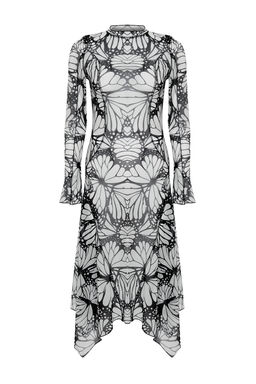 Cok Renkli A-Kesim Astars?z Orme Tul S?k Abiye Elbise TPRSS24EL00029 - Trendyolmilla фото 8