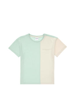 Erkek _ocuk Mint Oversize Bisikelt Yaka Ti__rt Sepette S_rpriz _ndirim