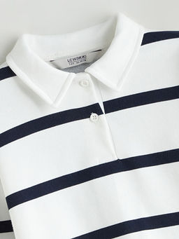 Polo Yaka K?z ?ocuk Sweatshirt