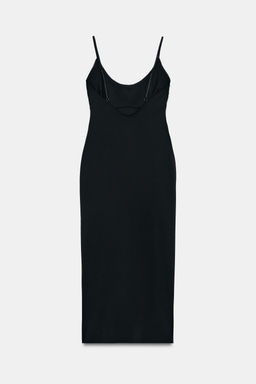 STRAPPY MIDI DRESS - Zara фото 7