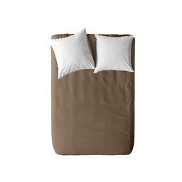 Простыня перкаль Актив 220х180 "Wenge" рис. 86295-11 Simply Taupe