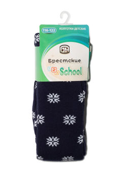 БРЕСТСКИЕ КОЛГОТКИ ДЕТСКИЕ 3265 SCHOOL (махровые) т.синий