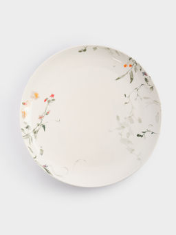 Тарелка обеденная, 27 см, фарфор N, белая, Цветы и листья, Primrose - Anna lafarg фото 2