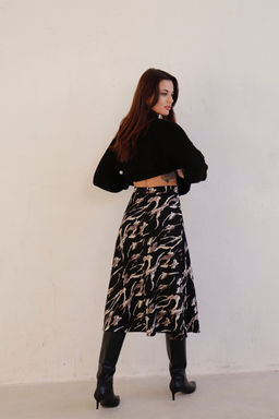 Юбка А-силуэта с принтом - Martichelli фото 39