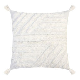 Наволочка декоративная Этель Бохо, 45х45 см, цвет молочный, 100% хлопок