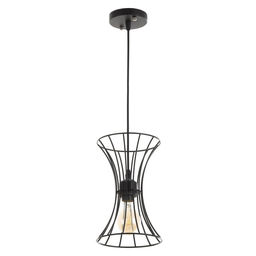 Светильник BayerLux «Анетта» Е27 40 Вт черный 16×16×23-123 см