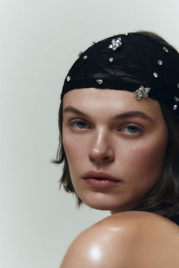 JEWELLED LACE HEADBAND