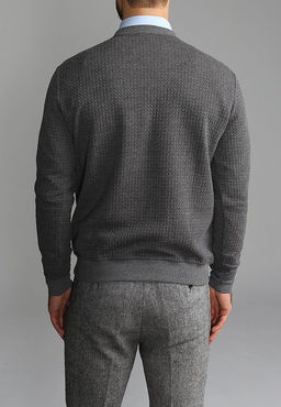 Джемпер мужской GREG G121-RH146-20 (серый)  фото 2