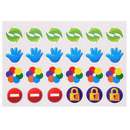 Настольная игра в коробке "Сортер. Волшебник цвета"