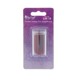 FAYCRAFT Ювелирная лента SJR-18 18 мм 5 х 1 м СК/Распродажа №07 красный