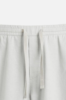 COTTON-LINEN RELAXED FIT TROUSERS - Zara фото 35