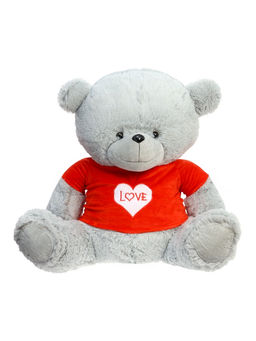 Мягкая игрушка «Медведь Тед в кофте», цвет серый, 65 (120) см
