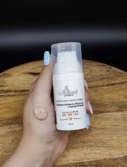 Солнцезащитный крем (cc-fluid) для лица с морскими пептидами (UVB/UVA/IR-A/SPF 30+) Код 94605 - объем 30 мл - Шоконат фото 4