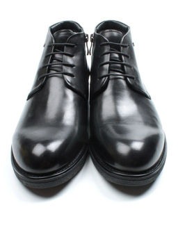 01-H9057 -B7-SW3 BLACK Ботинки демисезонные мужские (натуральная кожа) - Фабричный китай фото 9