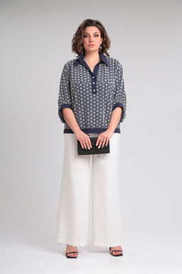 Костюм LADY SECRET 2948 синий+молочный