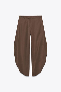 ZW COLLECTION WIDE-LEG TROUSERS WITH VENTS