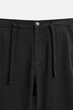 LINEN BLEND TROUSERS - Zara фото 26