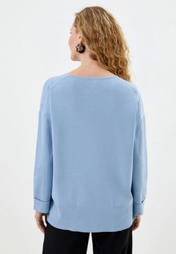 Conso/KPL 230712 - blue grey Пуловер женский