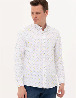 A__k Ye_il Slim Fit Uzun Kollu G_mlek - Pierre cardin фото 4