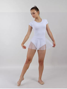 CRB wear/CAJG 40022-20 (CAJ 4150) Купальник гимнастический, белый/Ex.Cherubino фото 4