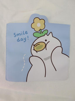 Сумка шоппер "Smile day", white