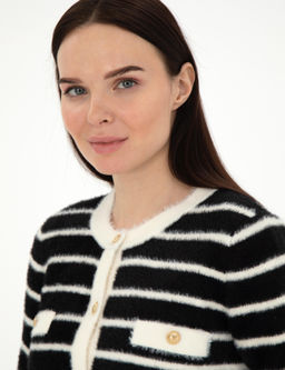 Siyah Crop Top Triko H_rka - Pierre cardin фото 2