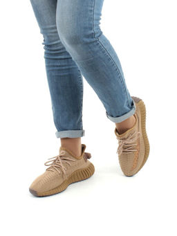 05-B552-8 BEIGE Кроссовки женские - No name фото 3