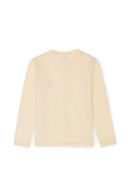 Кремовый трикотажный кардиган для девочки - U.s. polo assn фото 9