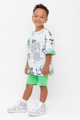 КР 400803/зеленая мята к562 шорты для мал