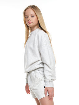 Свитшот базовый однотонный 22-7664 красный - Mini maxi фото 29