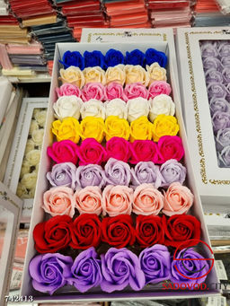 Женский подарочный набор цветов из мыла, 50 шт
