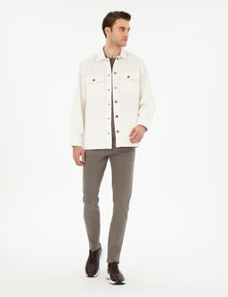 Ekru Oversize Uzun Kollu G_mlek - Pierre cardin фото 4
