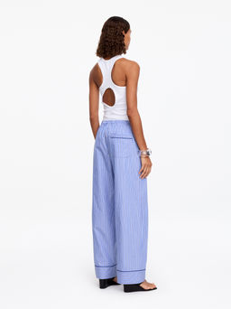 Pantalones de algod?n a rayas - H&m фото 4