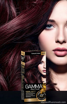 ГАММА краска д/волос PERFECT COLOR 4.57 Темный рубин в компл. с окислит.кремом 6%