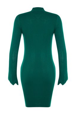TRENDYOLMILLA Mavi Mini Triko Basic Dik Yaka Elbise TWOAW23EL01415  фото 23