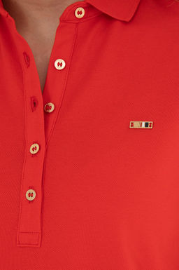 Женское красное трикотажное платье - U.s. polo assn фото 21
