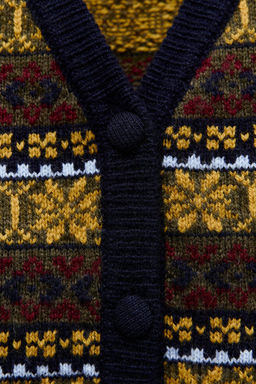 JACQUARD KNIT WAISTCOAT - Zara фото 8