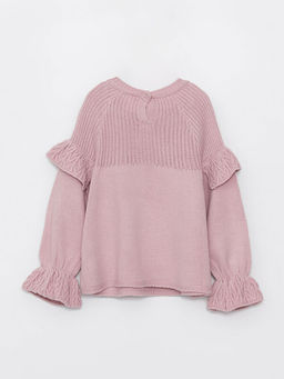 Bisiklet Yaka Uzun Kollu K?z Bebek Triko Kazak - Waikiki фото 3