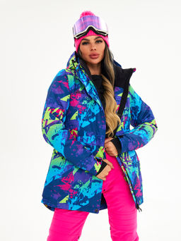 Женская горнолыжная сноубордическая куртка Alpha Endless Ultra Chaleur SNB 423/316_8 Разноцветный  фото 18