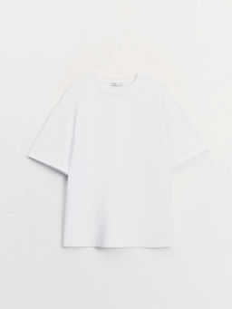 Базовая футболка оверсайз из хлопка OVERSIZE0526-1 / Zarina