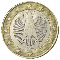 1 евро 2002 года D Германия