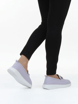 06-YE286-3 PURPLE Туфли женские (натуральная кожа)