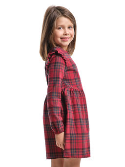 Платье в клетку UD 8050 зеленая-синяя клетка - Mini maxi фото 13