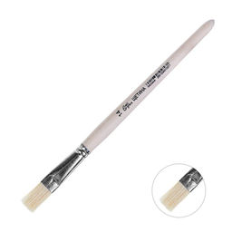 Кисть для рисования, щетина, № 14, Calligrata, плоская, деревянная ручка