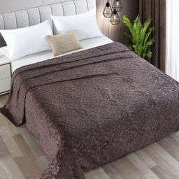 Плед Велсофт Жаккард - Шоколад 150х205