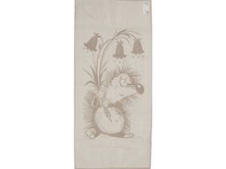 6с102.511ж2 Ежик (лен3) Полотенце махровое 67х150см