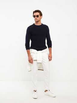 Bisiklet Yaka Erkek Triko Kazak