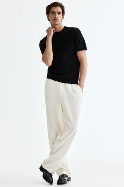 Pantal?n en mezcla de lino Relaxed Fit - H&m фото 7