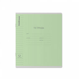 Цена за 280 шт. Тетрадь школьная ученическая ErichKrause Классика Visio ассорти, 12 листов, частая косая линейка (в плёнке по 10 шт.) фото 15